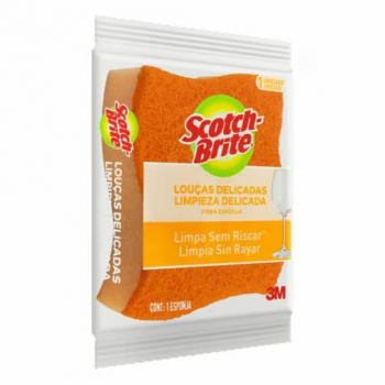 ESPONJA NÃO RISCA LARANJA ANTIADERENTE PCT C/3UN 3M