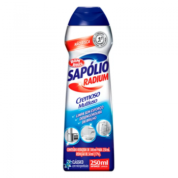 SAPÓLIO CREMOSO CLÁSSICO 250ML RADIUM BOMBRIL	