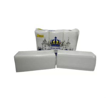PAPEL TOALHA INTERFOLHA FOLHA DUPLA CELULOSE VIRGEM PCT C/1000 FOLHAS ROYAL PAPER GOLD	