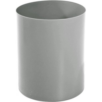 CESTO DE LIXO CILÍNDRICO 29CM CINZA JSN