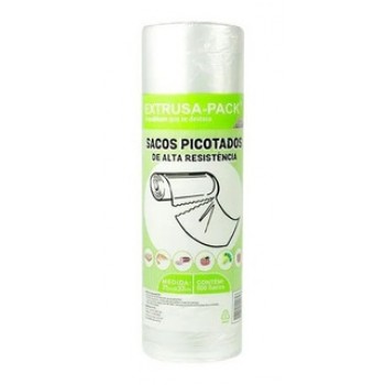 SACO PLASTICO PICOTADO P/ROLO 25X33 CM C/500 UN ALTAPLAST