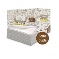 PEÇA ÚNICA - PAPEL TOALHA INTERFOLHAS 20X20 FOLHA DUPLA CAIXA C/2000 FLS SUPREME OUROPPEL