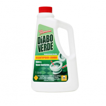 DESENTUPIDOR LÍQUIDO 1L DIABO VERDE