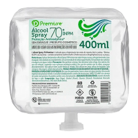 REFIL ALCOOL SPRAY 400ML PREMISSE