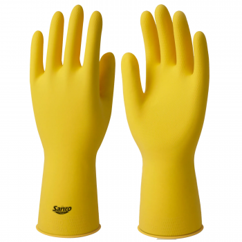 LUVA DE LIMPEZA AMARELA G  LIGHT CA43301 SANRO