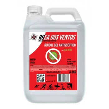 ÁLCOOL GEL 70º 5L ROSA DOS VENTOS