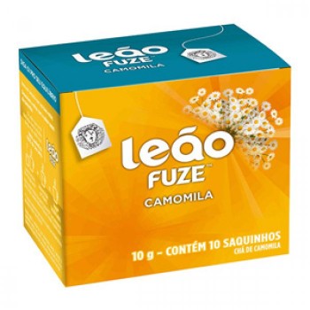 CHÁ DE CAMOMILA C/10 SACHÊS DE 10G LEÃO FUZE