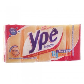 SABÃO BARRA 200G GLICERINADO PCT C/5 UN YPE