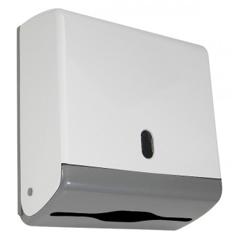 DISPENSER P/PAPEL TOALHA INTERFOLHA 2 DOBRASBRANCO/CINZA CLASSICO JUNIOR JSN