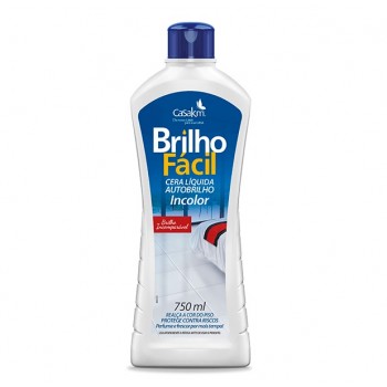 CERA LÍQUIDA MAX BRILHO INCOLOR 750ML BRILHO FÁCIL