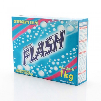 SABÃO EM PÓ PCT C/1KG FLASH