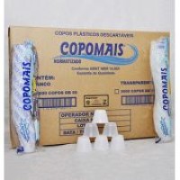 Copo descartável de 50ml - C/100 copos - Copomais