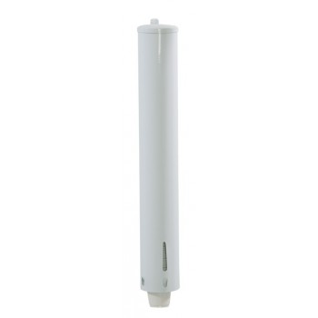 Dispensador para copo descartável de água branco esmaltado - JSN