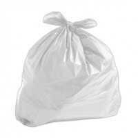 Saco de Lixo Branco de 60 Litros - Pacote com 100 sacos - Tonovale
