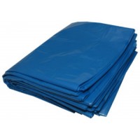 Saco de Lixo Azul de 60 Litros - Pacote com 100 sacos - Brax